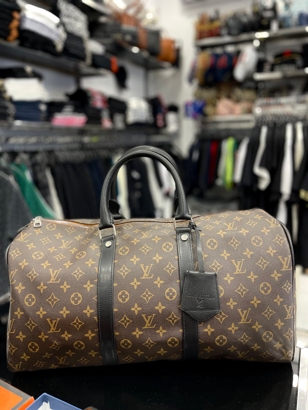 Σάκος ταξιδιού Louis Vuitton brown/black