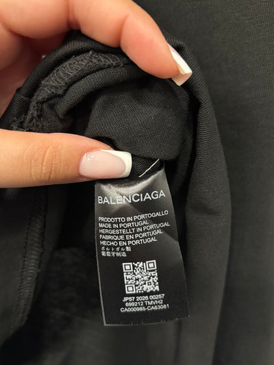 Balenciaga black t-shirt