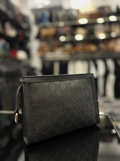 Gucci Monogram Canvas GG Ophidia black bag