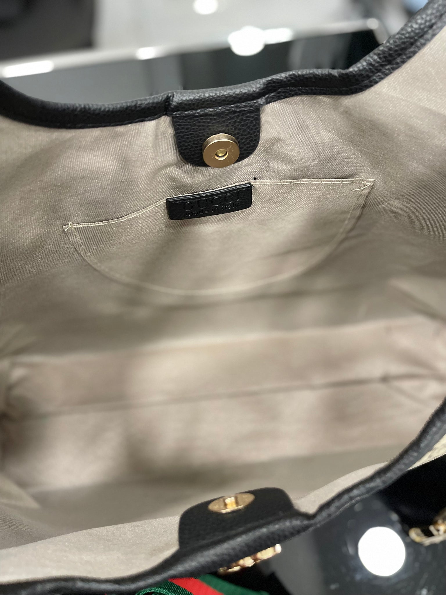 Gucci Giglio GG Large tote black Bag