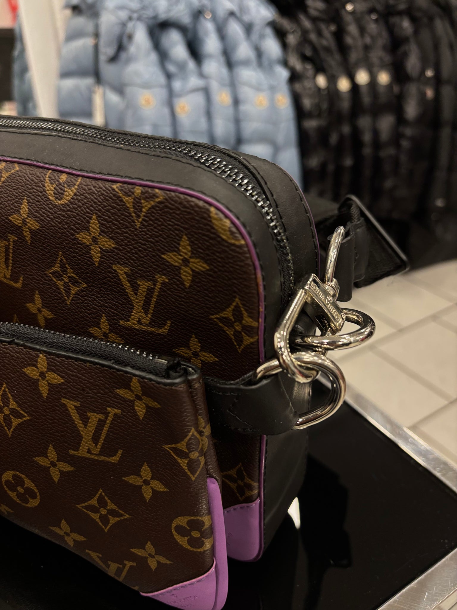 Louis Vuitton Trio Messenger brown bag