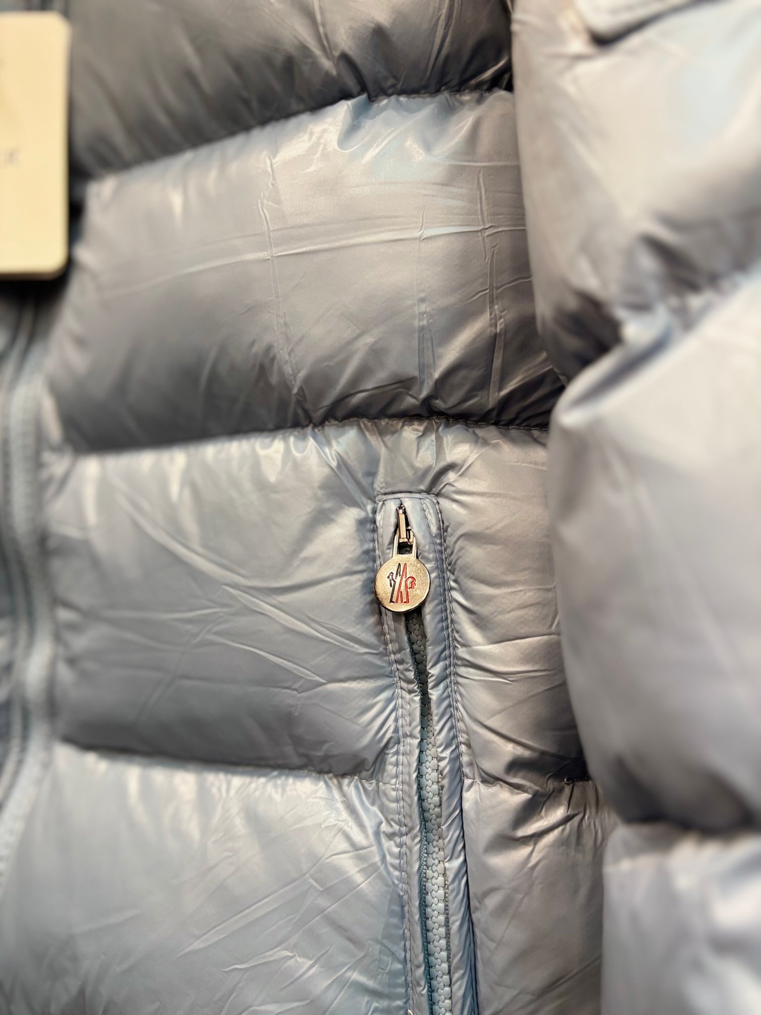 Moncler light blue jacket