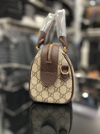 Gucci Ophidia GG small, dark brown leather bag