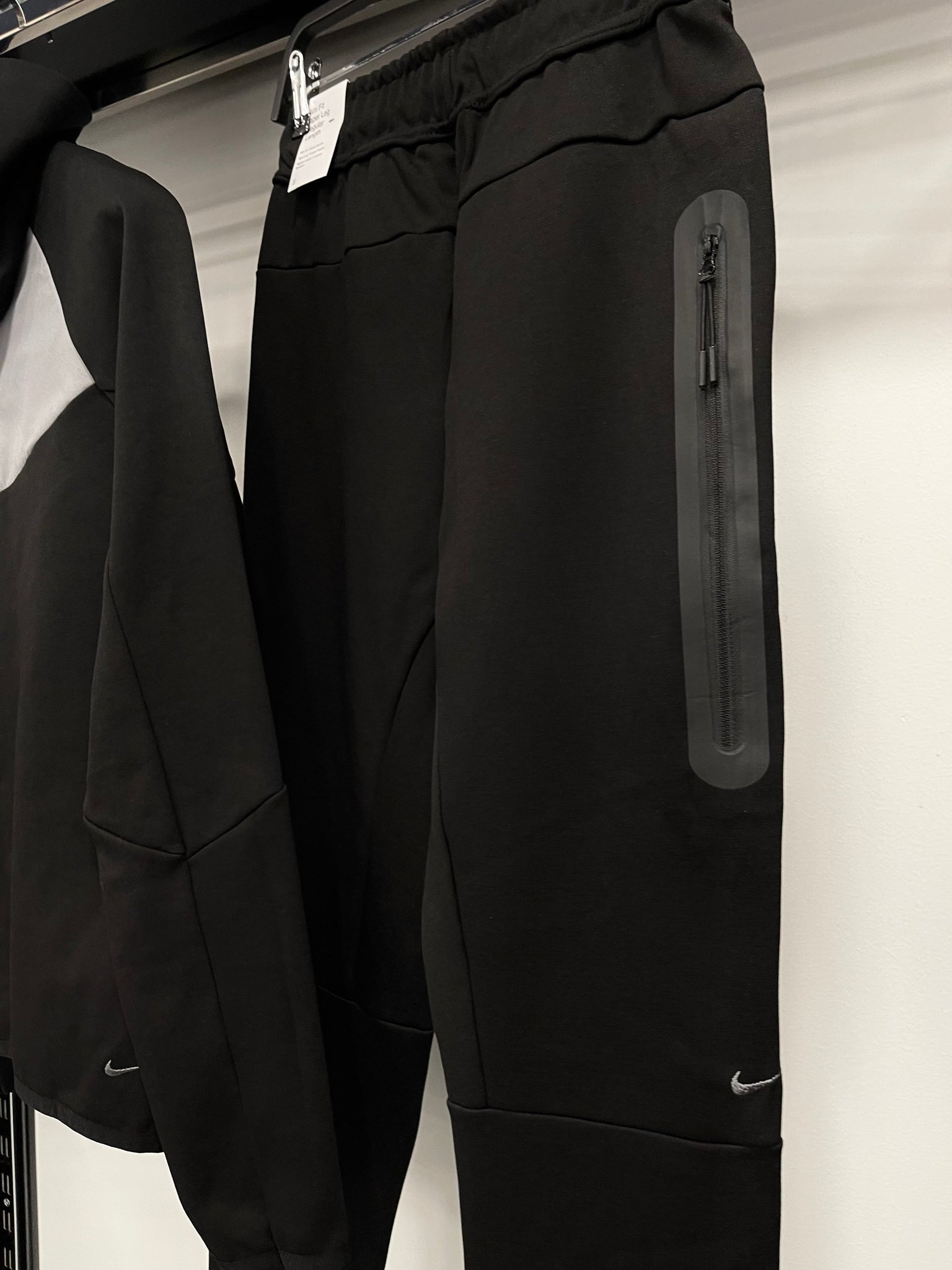Nike Tech Fleece tracksuit black gray