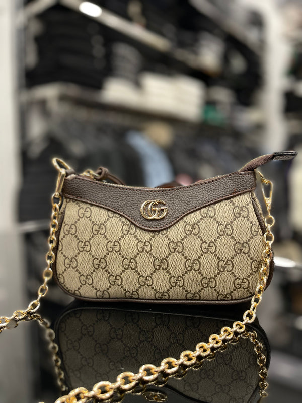 Gucci Ophidia mini size dark brown bag