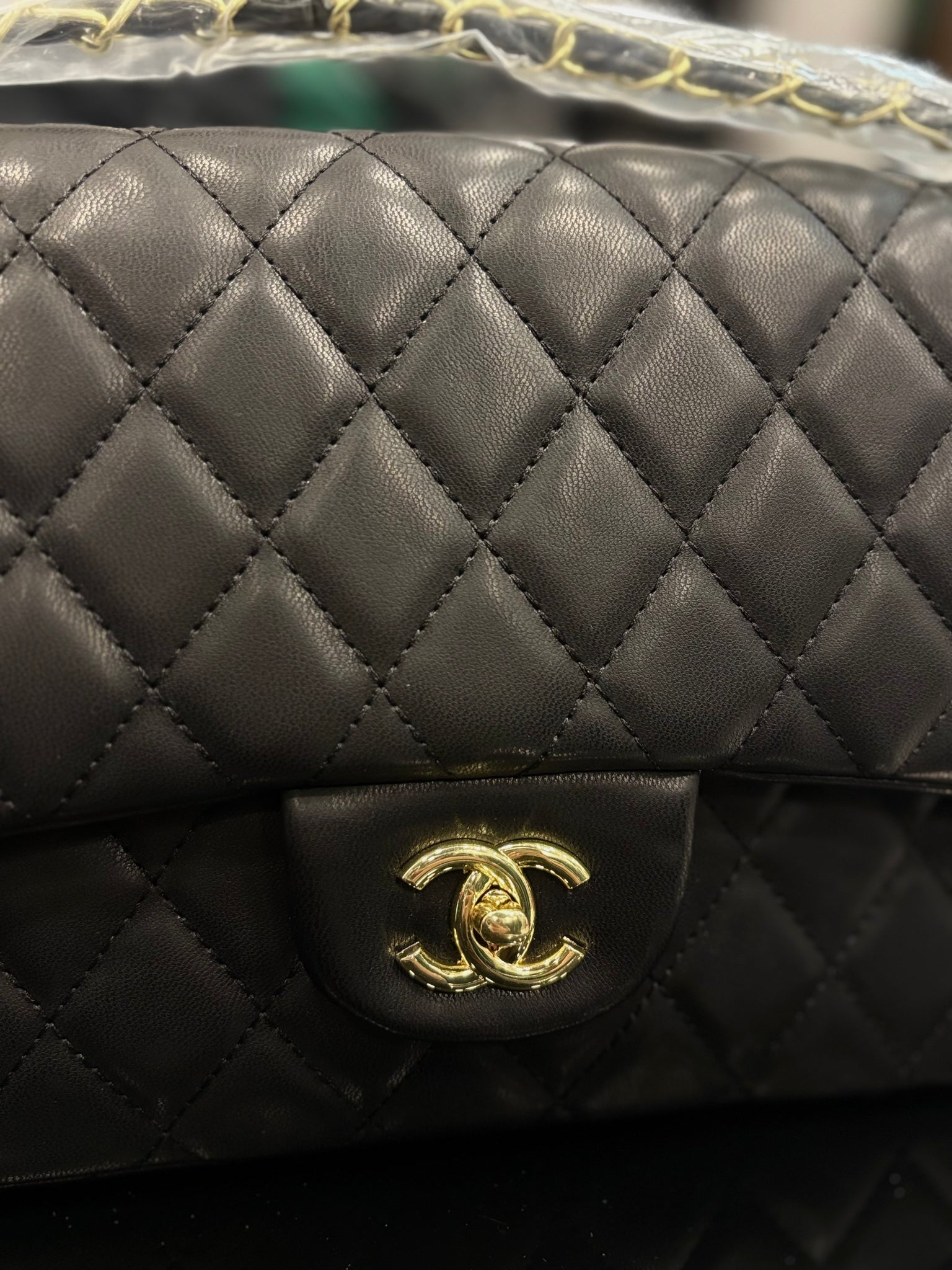 Classic Chanel Black bag large size