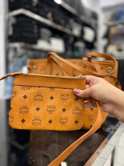 MCM Liz Reversible Small Size Visetos Tote Bag