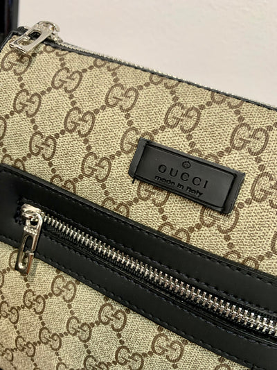 Gucci Beige-Black bag ωμού/χιαστί