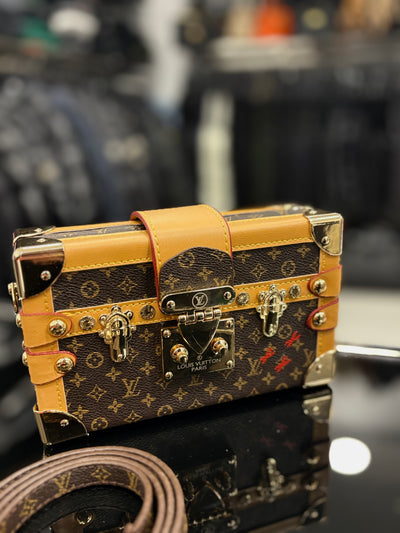 Louis Vuitton Petite Malle Monogram brown bag