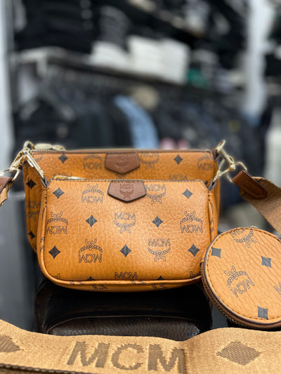 MCM trio bag