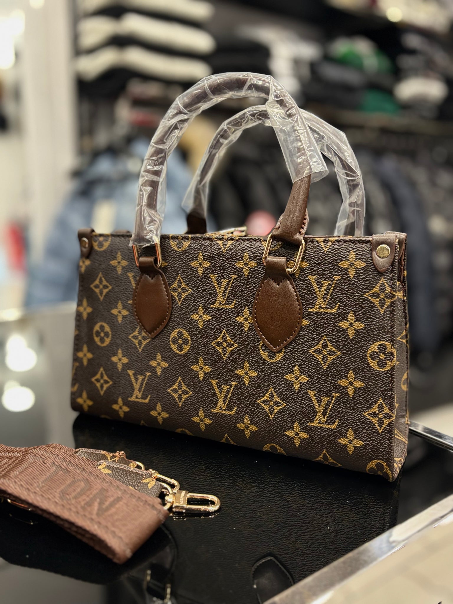 Louis Vuitton OnTheGo PM Monogram brown bag