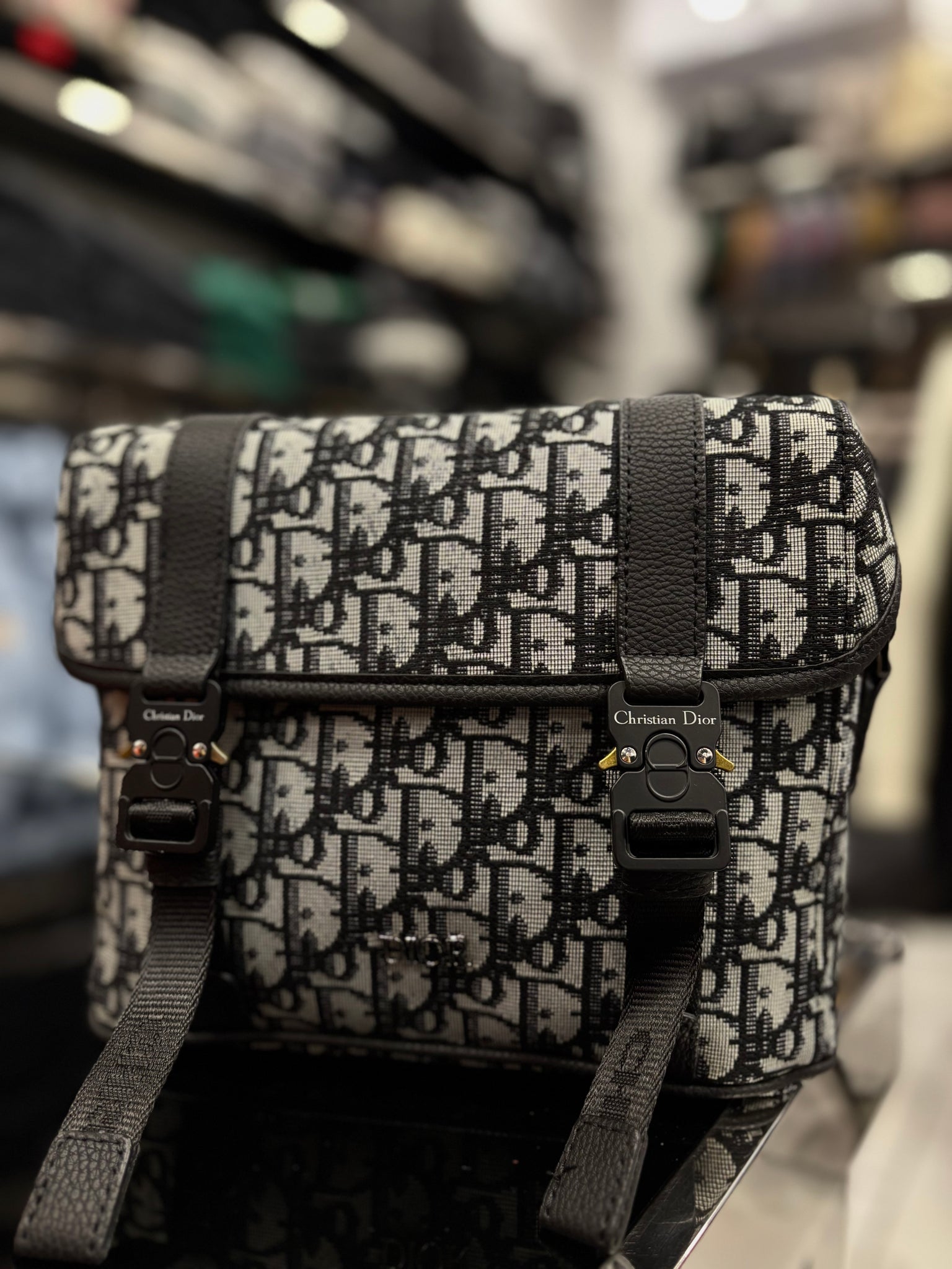 Dior Hit the Road Oblique black bag