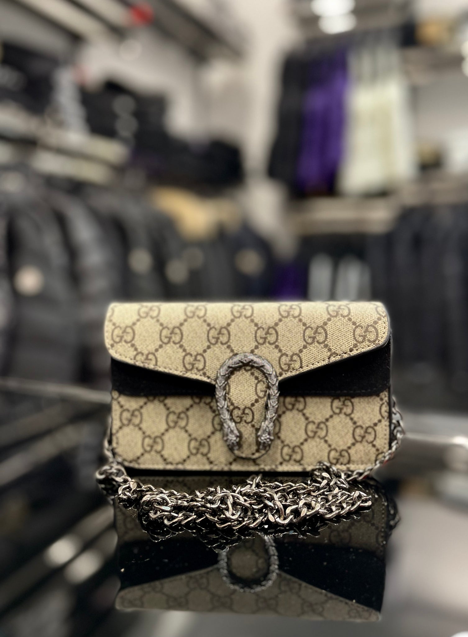 Gucci Dionysus mini black bag