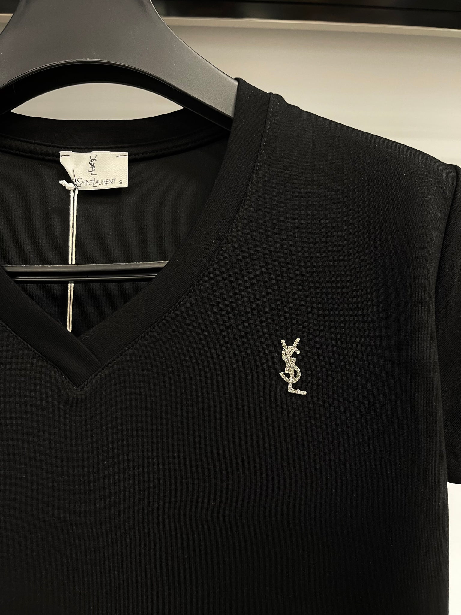 Yves Saint Lauren black T-shirt