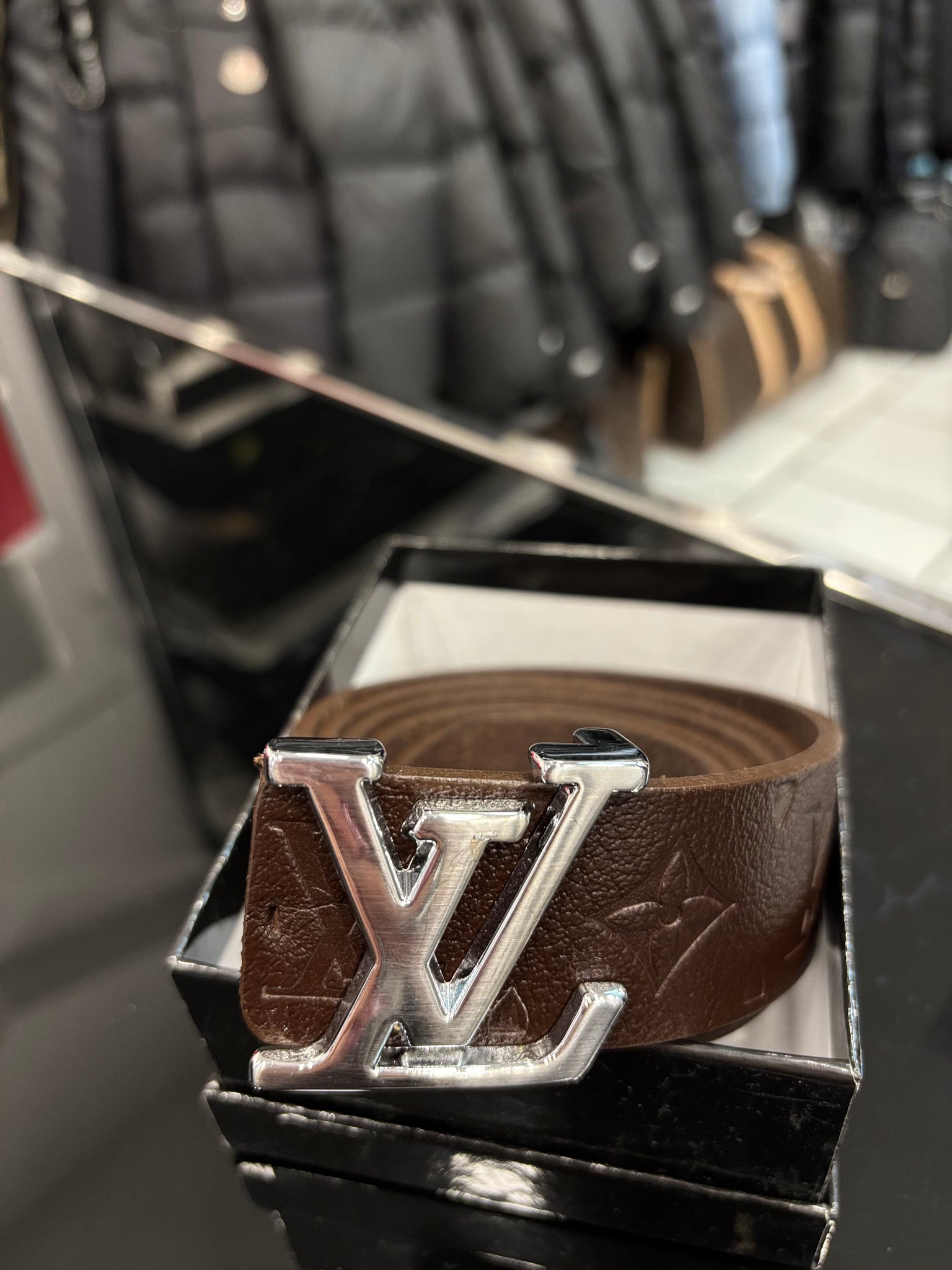 Louis Vuitton brown belt