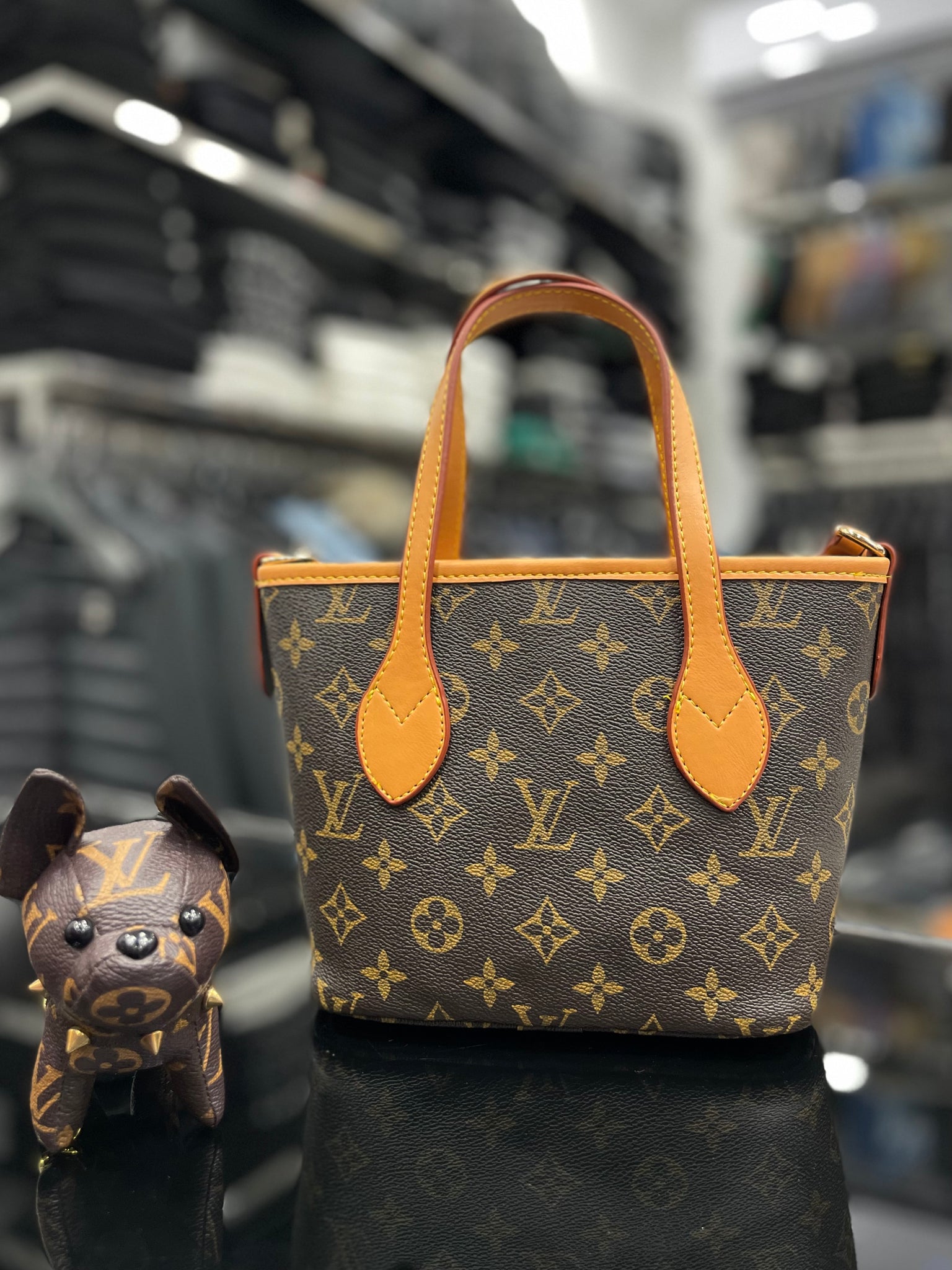 Louis Vuitton Neverfull Bandoulière inside out BB bag