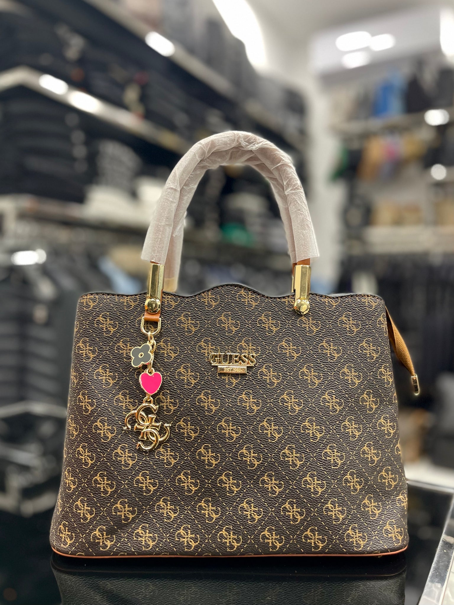 Guess brown bag