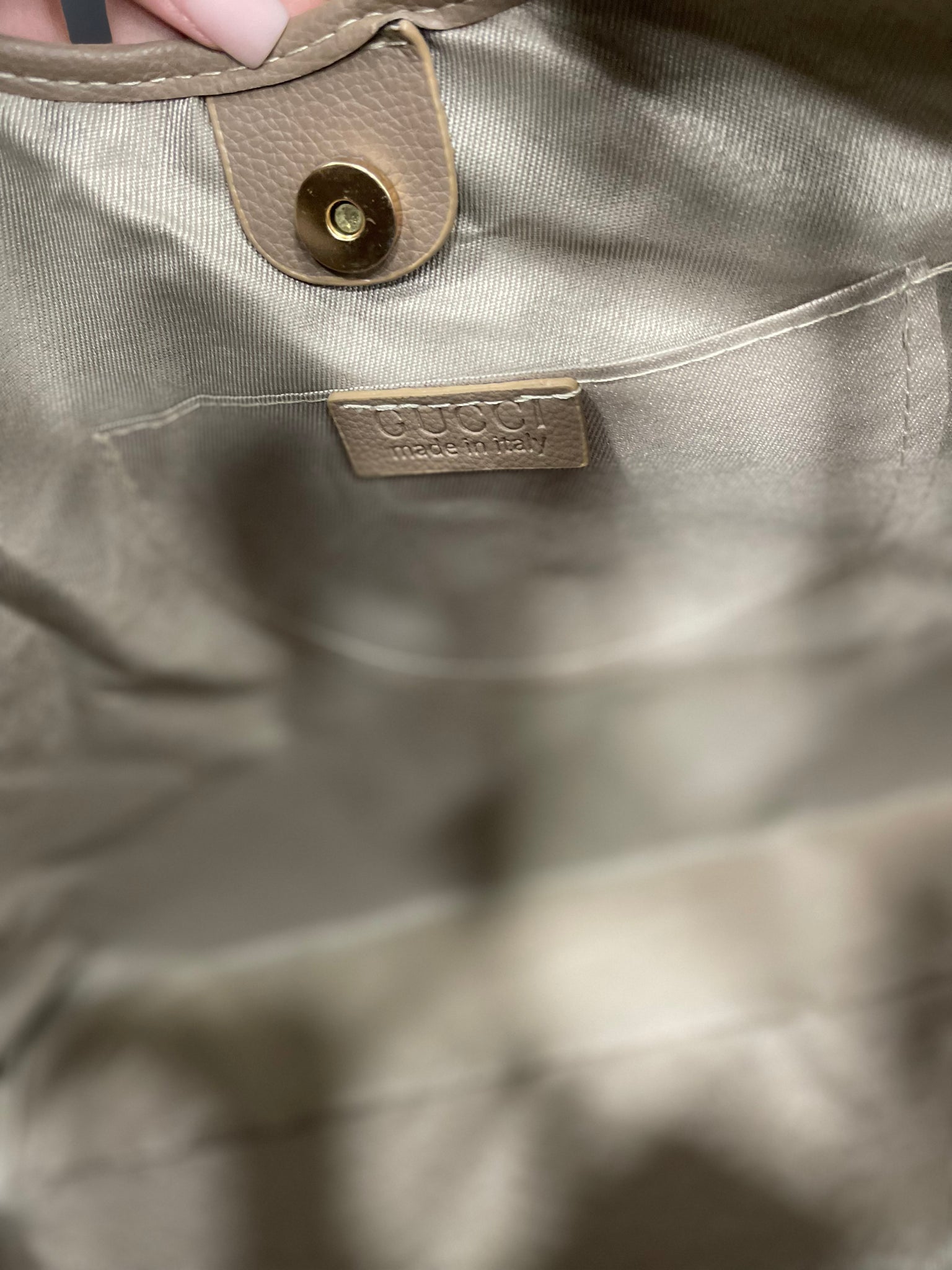 Gucci Giglio GG Large Tote beige bag