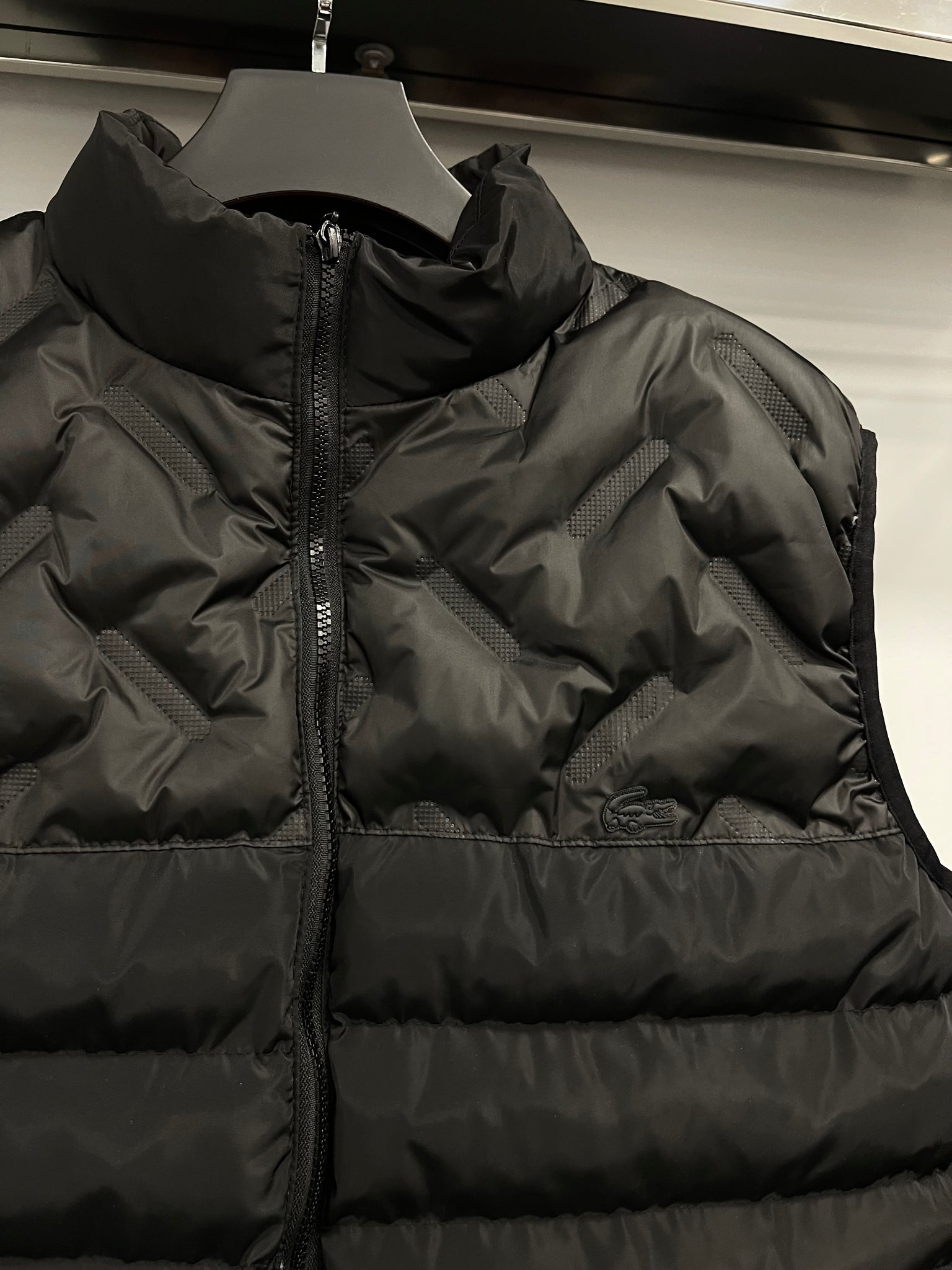 Lacoste black orange jacket