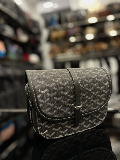 Goyard Belvedere PM black bag