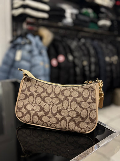 Coach Teri Mini Crossbody beige/brown bag