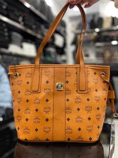 MCM Liz Reversible Small Size Visetos Tote Bag