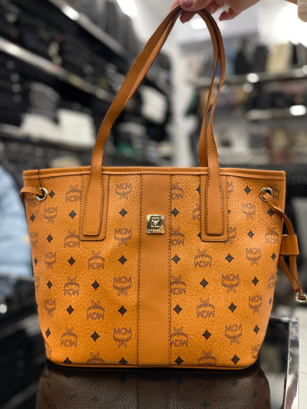 MCM Liz Reversible Small Size Visetos Tote Bag