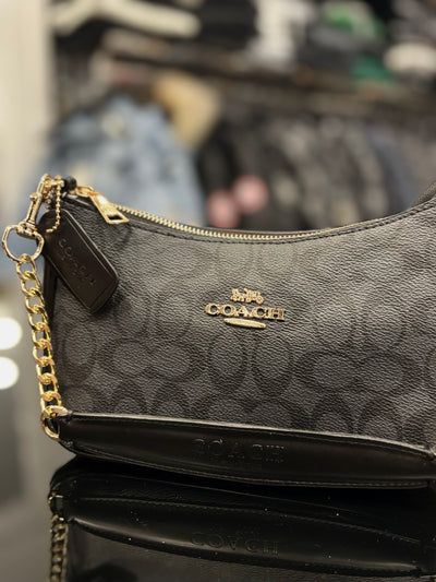 Coach Teri Mini Crossbody black bag