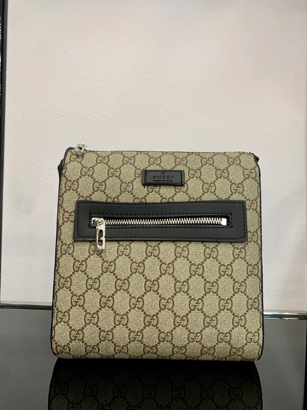 Gucci Beige-Black bag ωμού/χιαστί