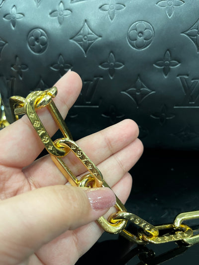 Louis Vuitton Coussin PM black bag
