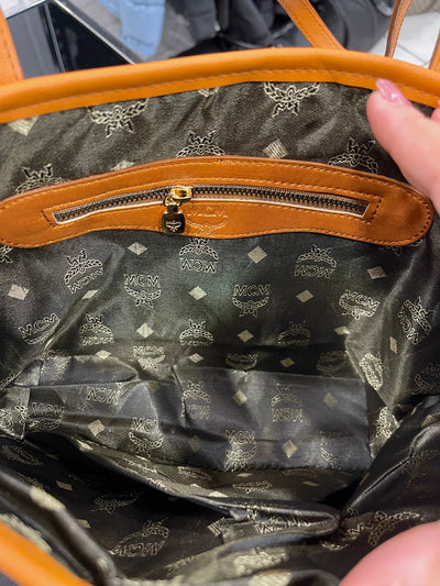 MCM Liz Reversible Small Size Visetos Tote Bag