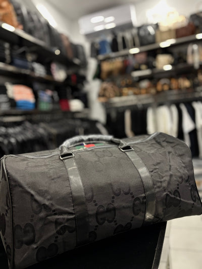 Gucci GG Black Medium Duffle Bag