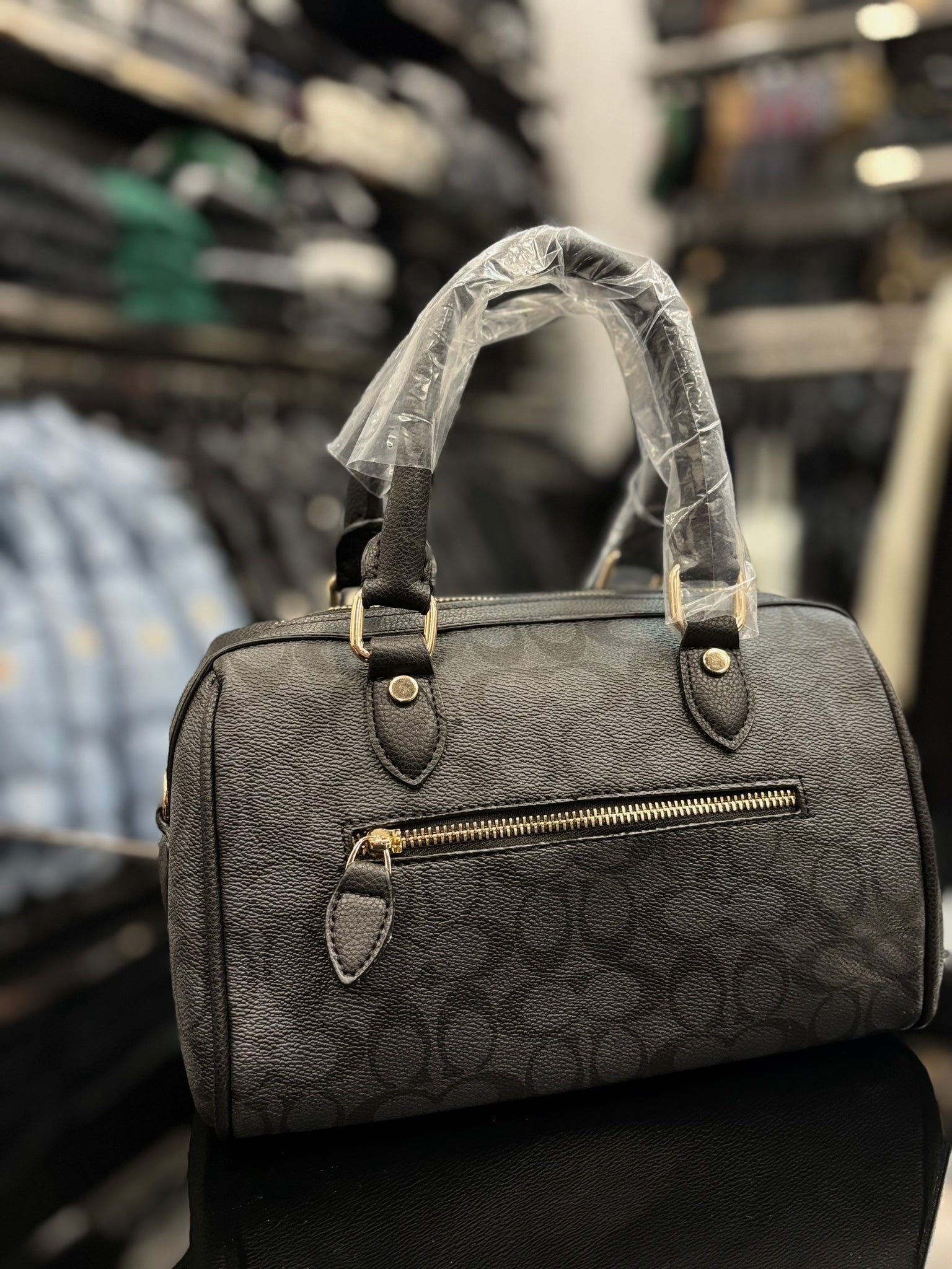 Coach Rowan Satchel black bag