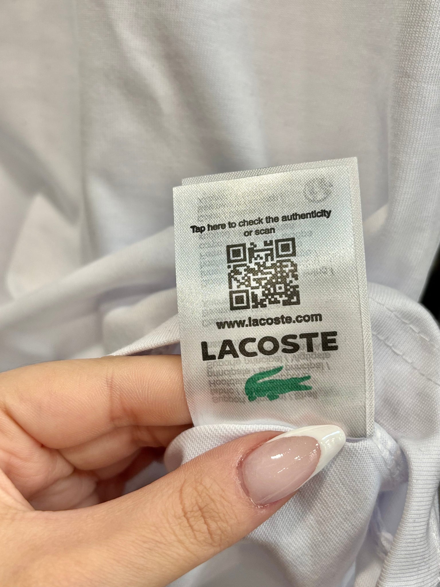 Lacoste Metallic Logo