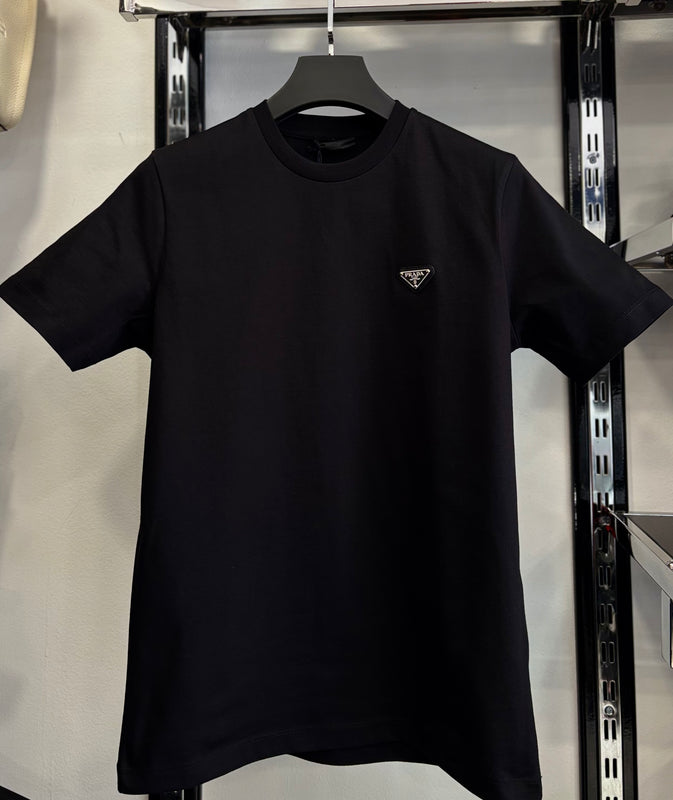 Prada black t-shirt silver