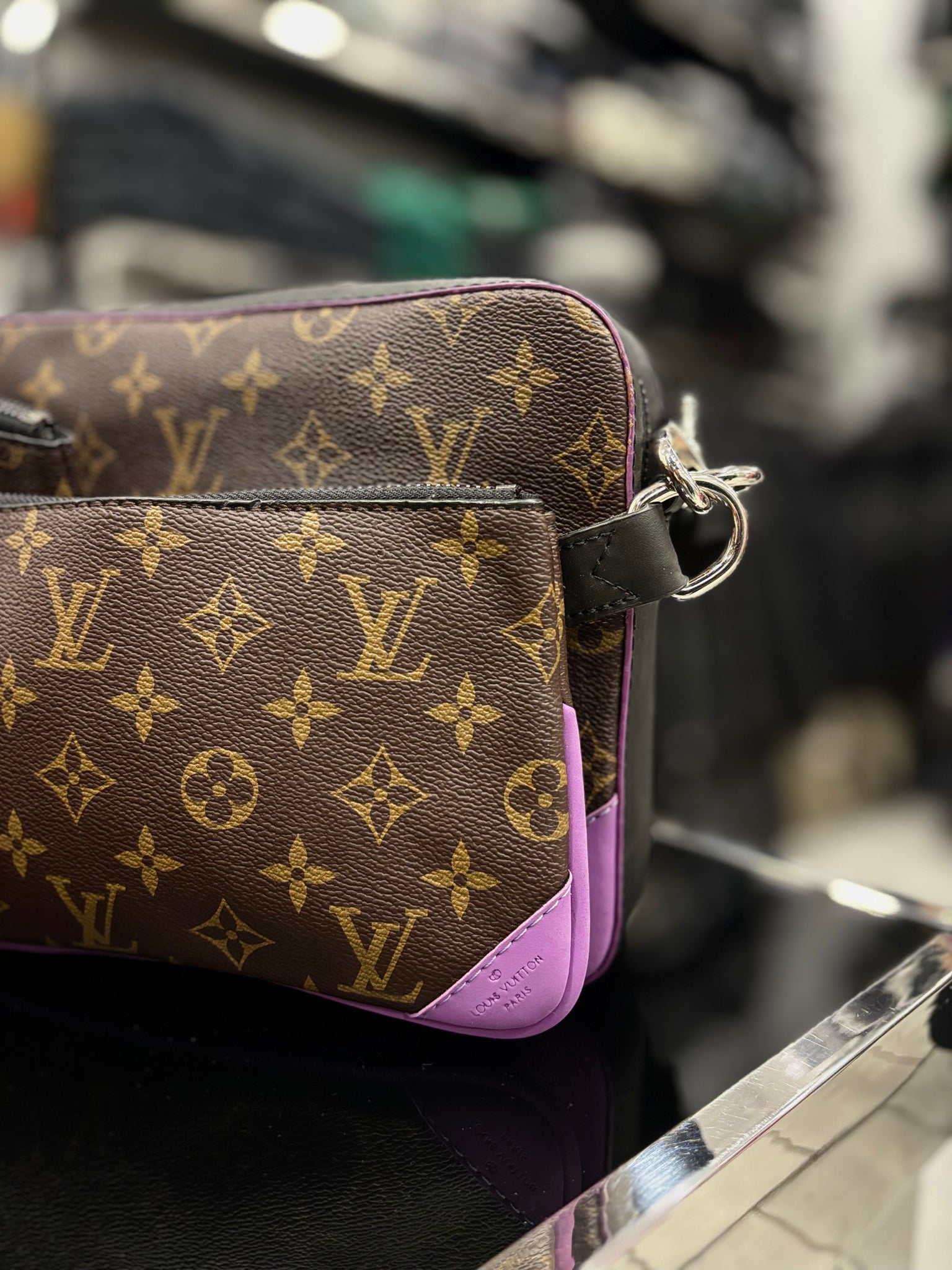 Louis Vuitton Trio Messenger brown bag