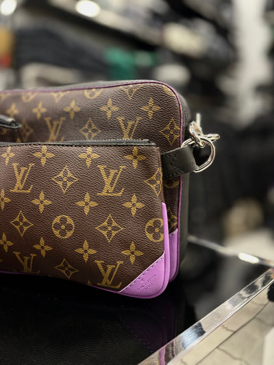 Louis Vuitton Trio Messenger brown bag