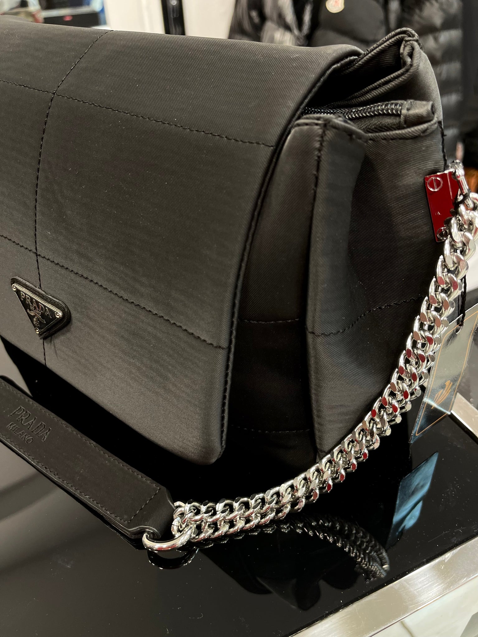 Prada triple bag