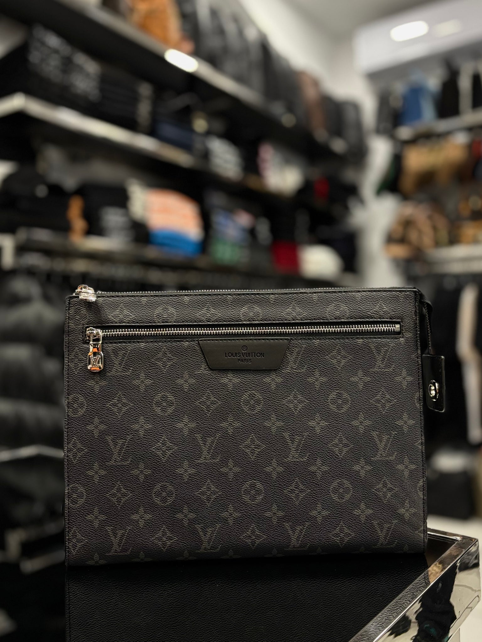 Louis Vuitton Pochette To-Go black bag