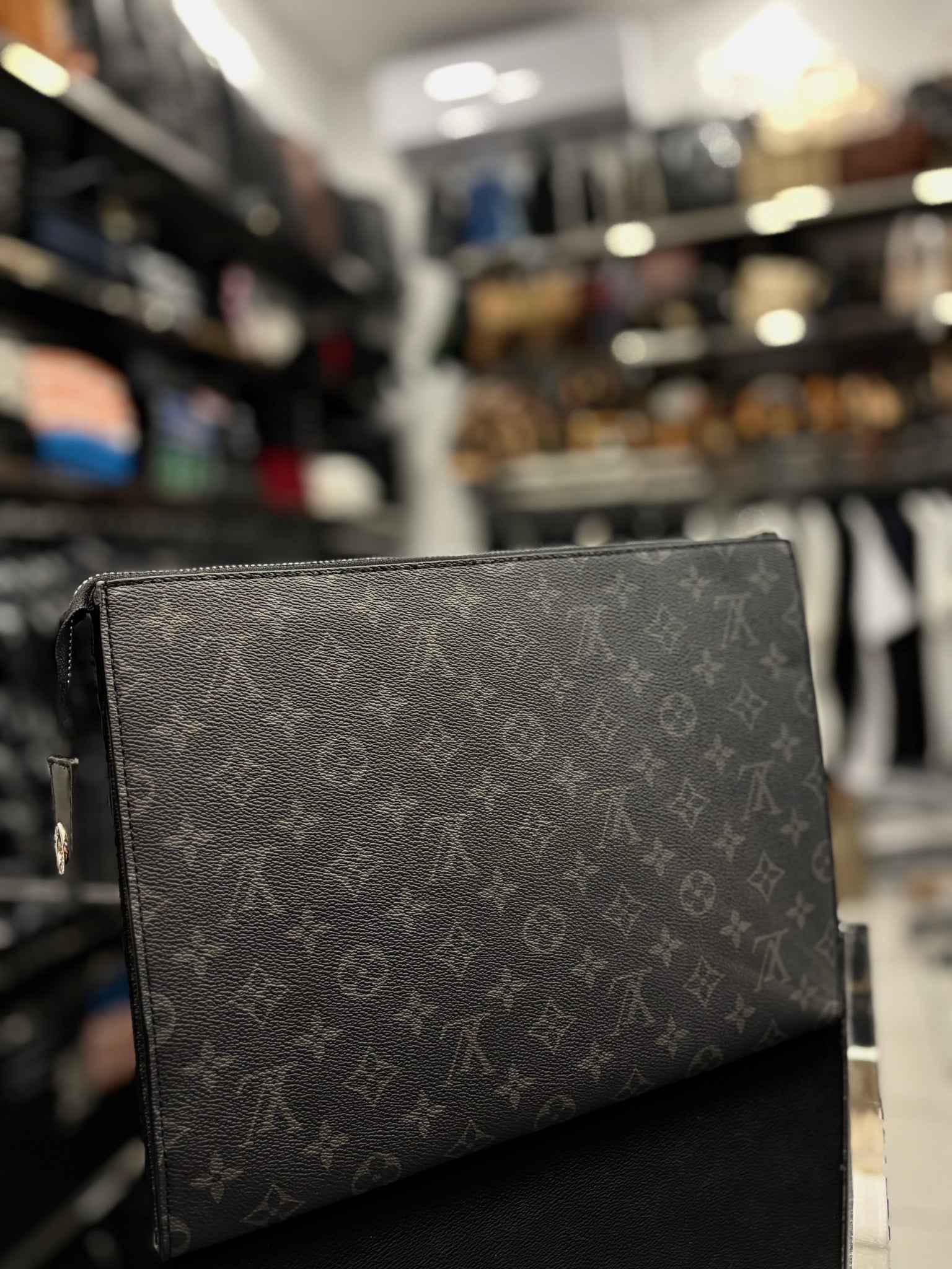 Louis Vuitton Pochette To-Go black bag