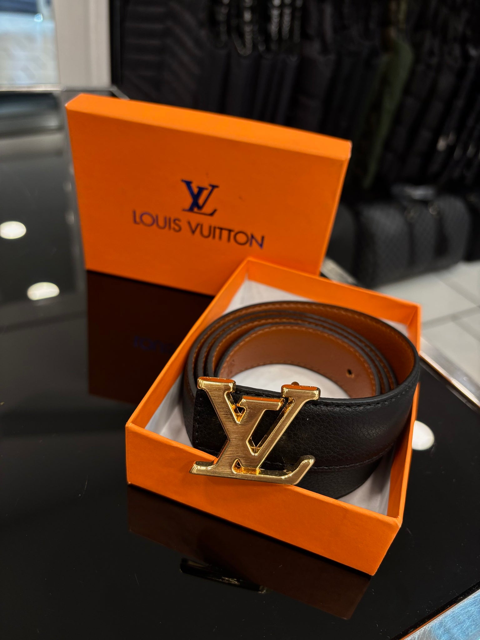 Louis Vuitton Belt black/brown