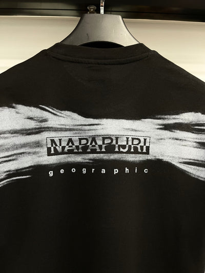 Napapijri geographic black T-shirt