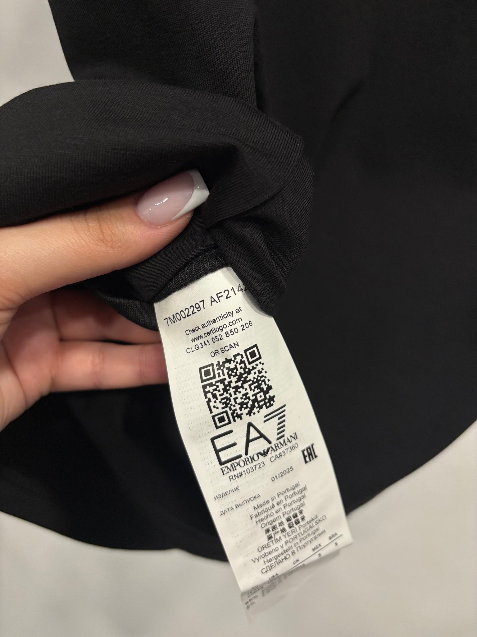 Emporio Armani black t-shirt