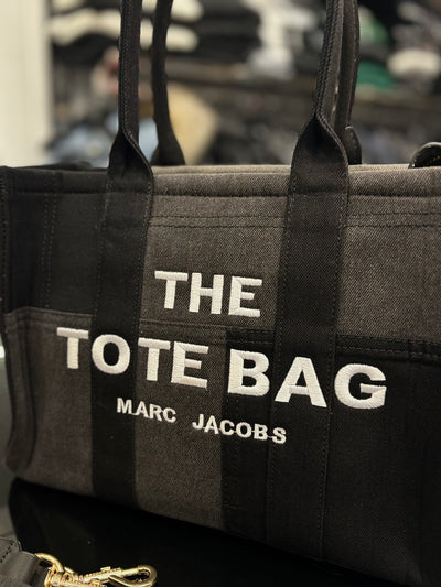 The Tote Bag-Marc Jacobs Large black jean bag
