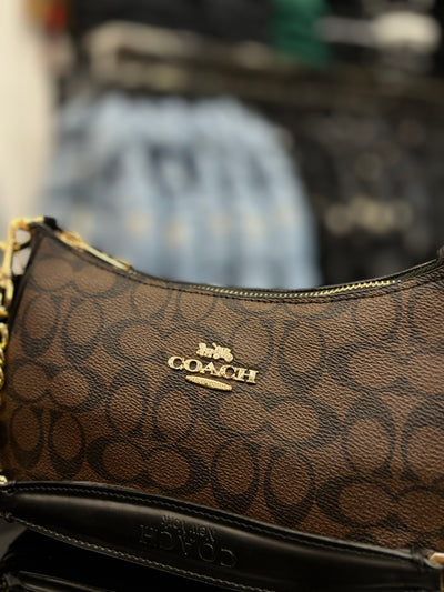 Coach Teri Mini Crossbody brown bag