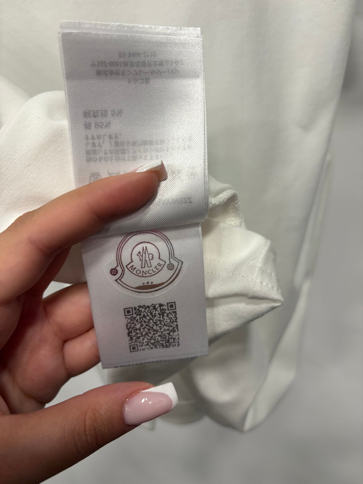 Moncler white t-shirt