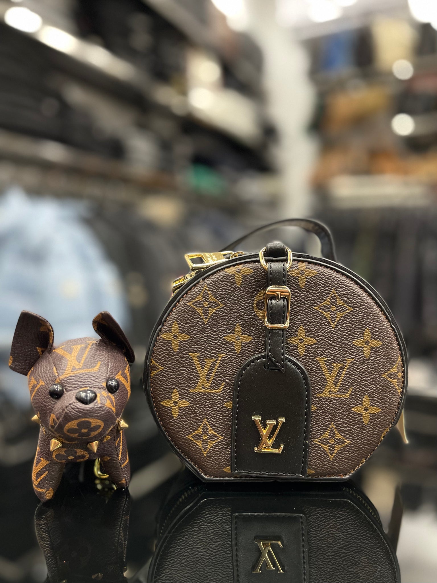 Louis Vuitton mini boite chateau monogram bag