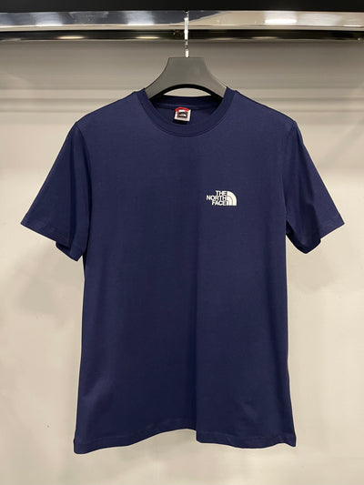 The north face blue black T-shirt
