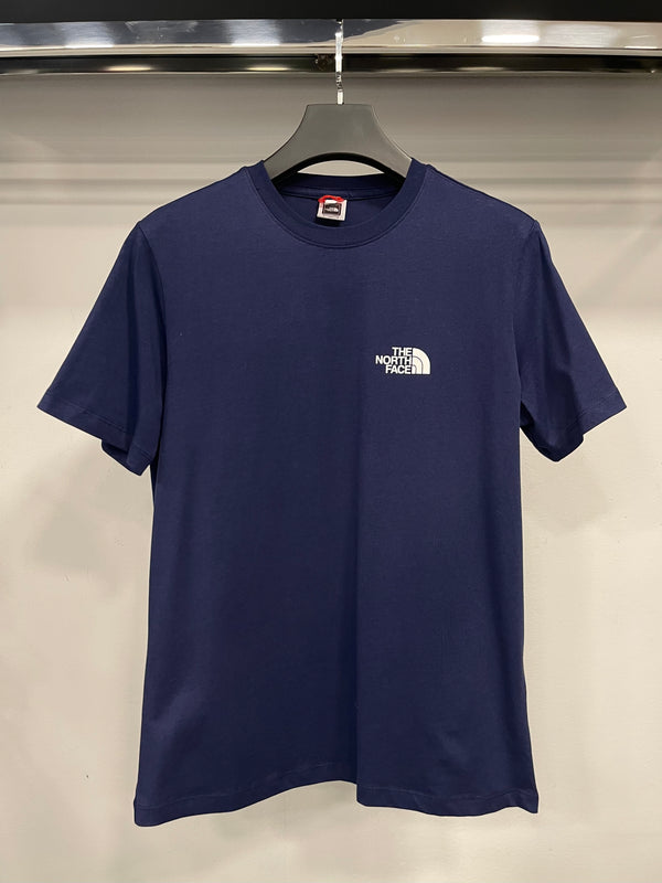 The north face blue black T-shirt