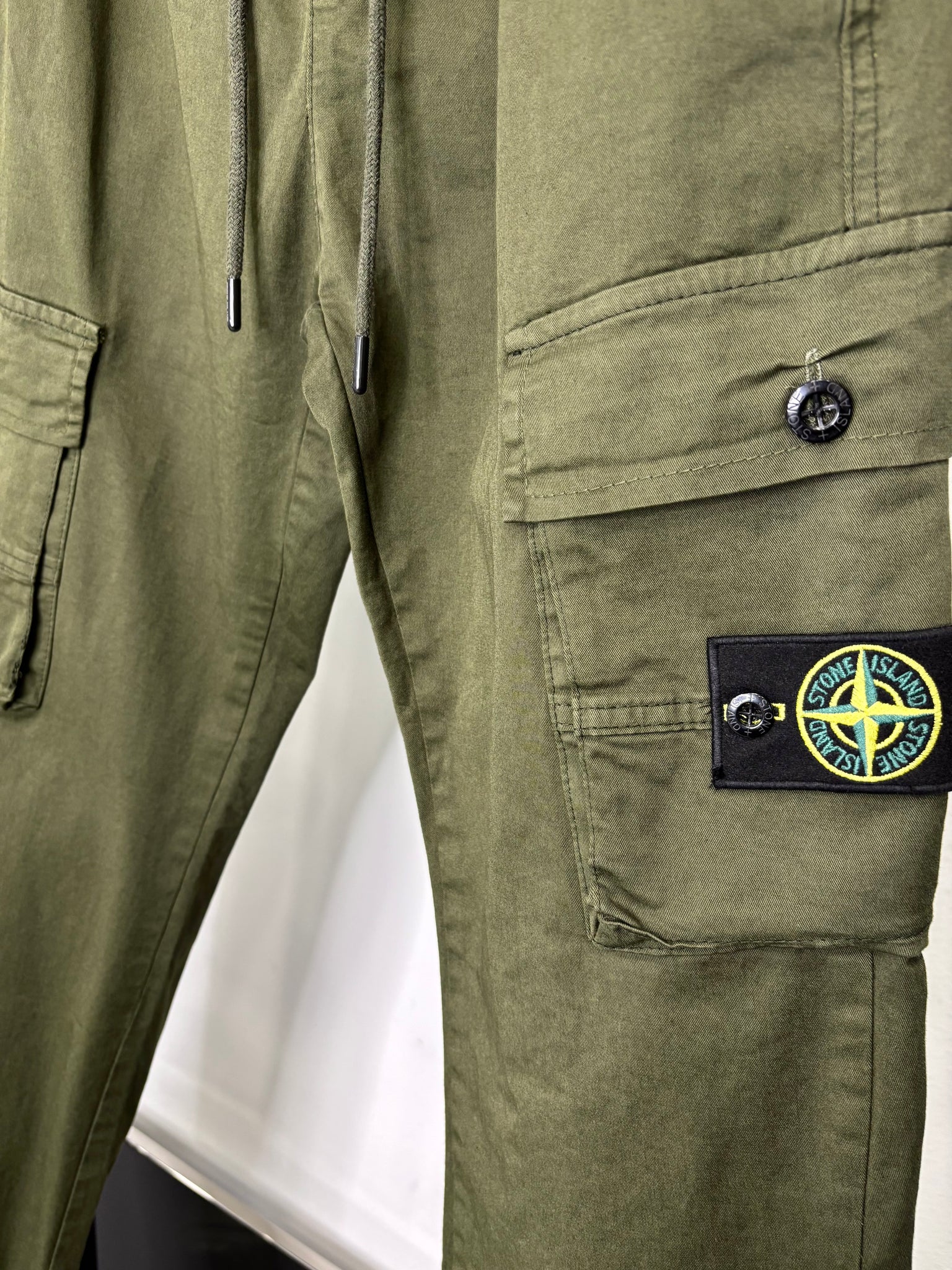 Stone island cargo khaki pants